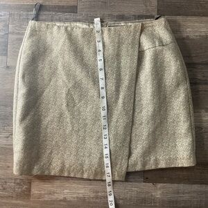 Forever 21 Textured Tan Pencil Skirt